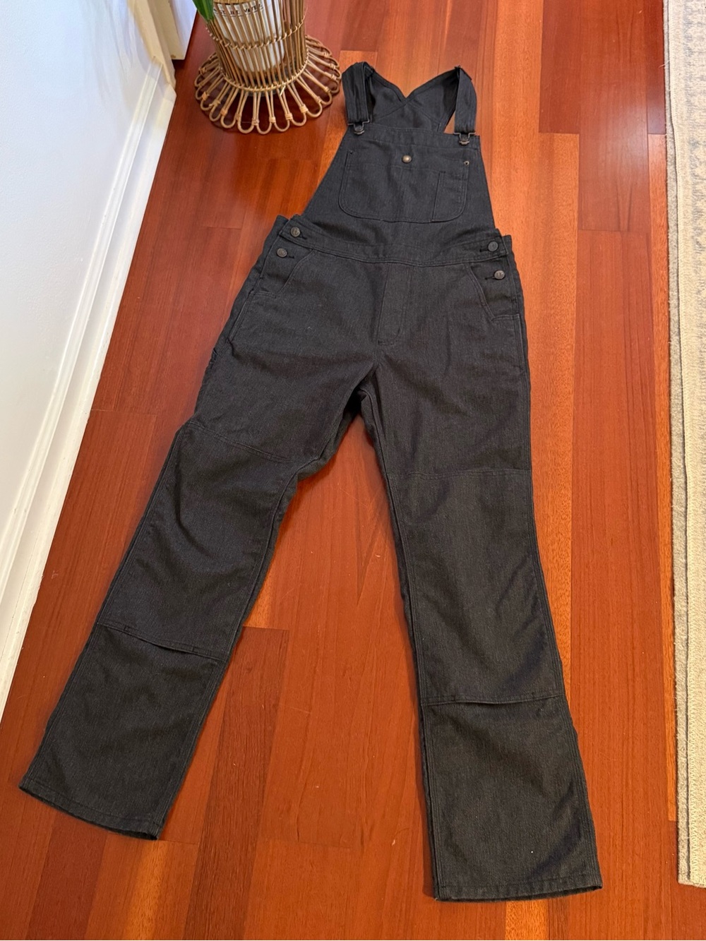 Patagonia Black Denim Overalls Like New - Picture 3 of 7